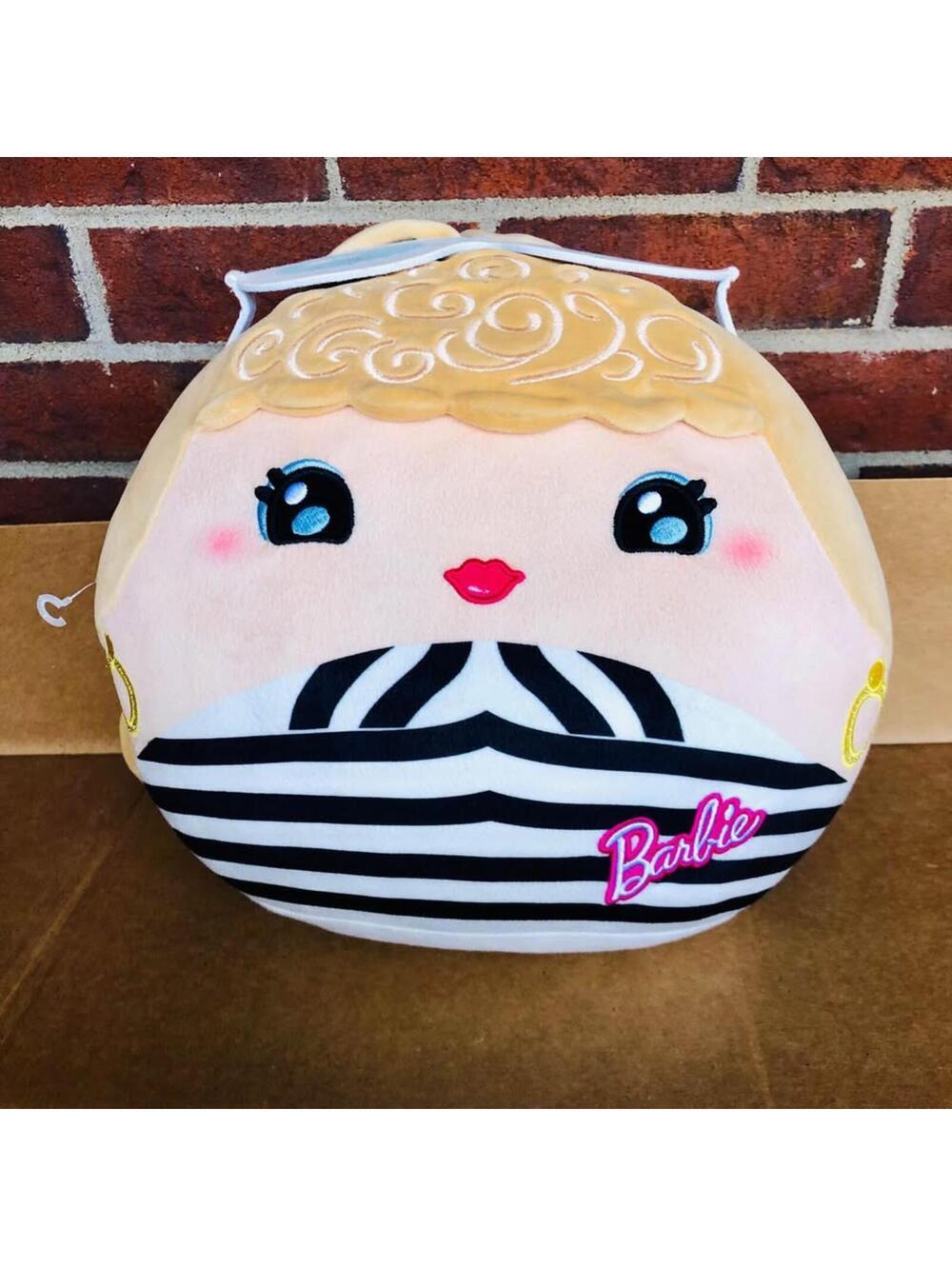 Mattel Barbie Cuutopia 10" Rounded Cushion Pillow Plush Doll Toy Stuffed Animal